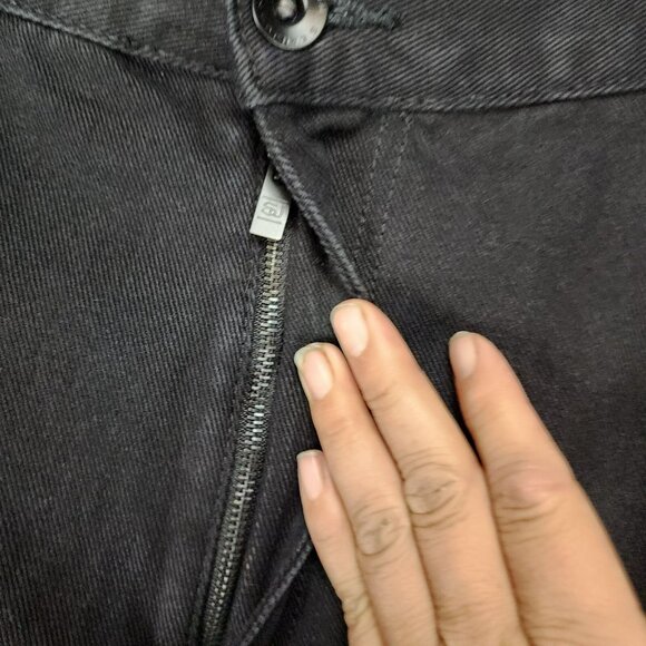 Sean John Jeans Mens 42x32 Black Cotton High Rise Straight - Picture 2 of 14